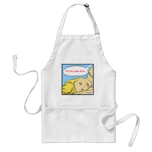 P.S Ichのliebeのdich スタンダードエプロン (正面)