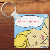 P.S ich liebe dich Keychain キーホルダー (正面)