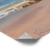 P.S. Kroyer ArtのSkagen Nordstrandの難破船 ポスター (角)