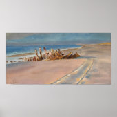 P.S. Kroyer ArtのSkagen Nordstrandの難破船 ポスター (正面)
