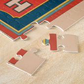 P.T.バーナムとJ.A.ベイリーのポートレート ジグソーパズル (側面)