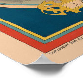 P.T.バーナムとJ.A.ベイリーのポートレート ポスター (角)