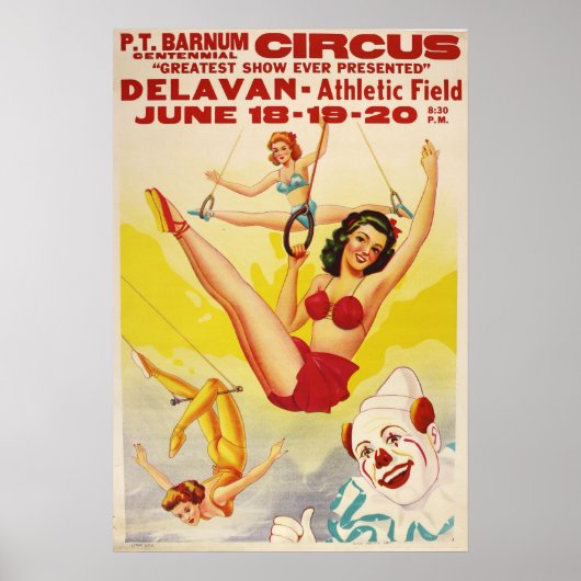 P.T. Barnum Centennial Circusポスター ポスター (正面)