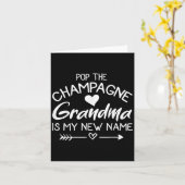 P The Champagne Grandma Is My New Name  カード (黄色い花)