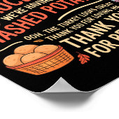 P The Cranberry Sauce Funny Thanksgiving Long Slee ポスター (角)