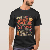 P The Cranberry Sauce Funny Thanksgiving Long Slee Tシャツ (正面)
