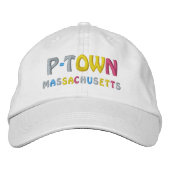 P-TOWNキャップ 刺繍入りキャップ (正面)