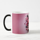 P Valentine Alphabet 3D モーフィングマグカップ (左)