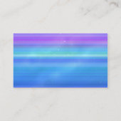 © P Wherrellのスタイリッシュで粋なピンクの青い縞は主演します 名刺 (裏面)