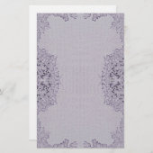 © P Wherrellのスタイリッシュな写真の薄紫の花 便箋 (正面/裏面)