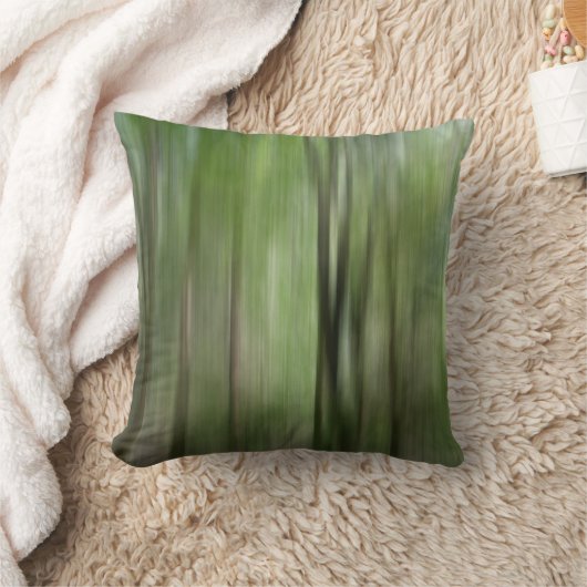 © P Wherrellの森林汚点の芸術の写真の木 クッション (ブランケット)