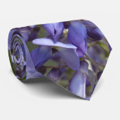 © P Wherrellの紫色の藤の芸術の写真 ネクタイ (ロール)