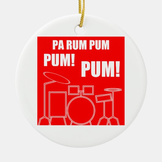 Paのラム酒Pum Pum Pum セラミックオーナメント (正面)
