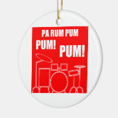 Paのラム酒Pum Pum Pum セラミックオーナメント (左)
