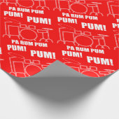 Paのラム酒Pum Pum Pum ラッピングペーパー (角)