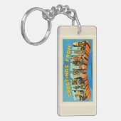 PAのヴィンテージ旅行記念品ペンシルバニア州 キーホルダー (正面左)