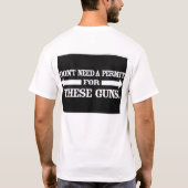 PAの武装隊 Tシャツ (裏面)