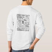 PAの高いデザインの長袖のTシャツ Tシャツ (裏面)