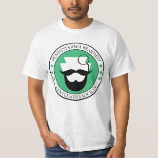 PAの髭がある紳士のSocietティー Tシャツ