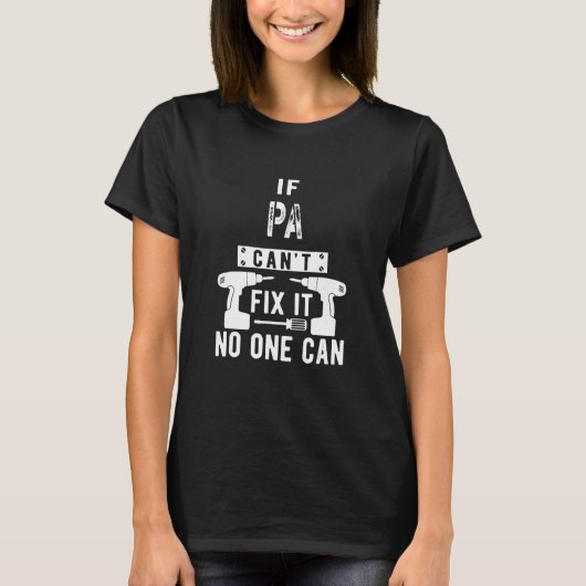 Paもしは修正できない誰もおじいちゃん Tシャツ (正面)