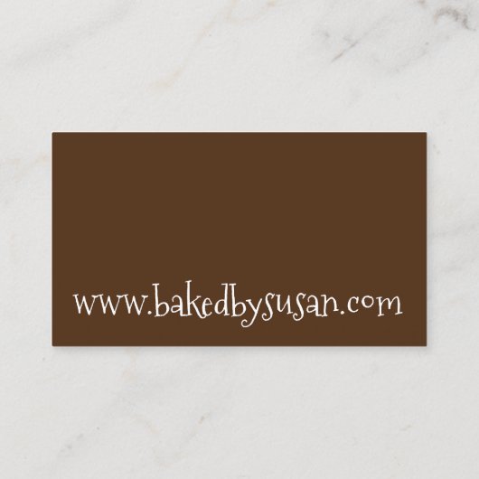 PAオランダウーピーパイパイベーキングバイ焼いたデザート 名刺 (裏面)