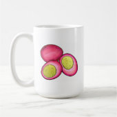 PAオランダ食品漬け懸命ゆで赤ビート卵 コーヒーマグカップ (左)