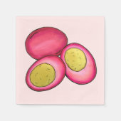 PAオランダ食品漬け懸命ゆで赤ビート卵 スタンダードカクテルナプキン (正面)