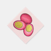 PAオランダ食品漬け懸命ゆで赤ビート卵 スタンダードカクテルナプキン (角)