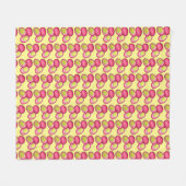 PAオランダ食品漬け懸命ゆで赤ビート卵 フリースブランケット (正面(横))