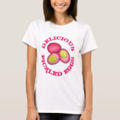 PAオランダ食品漬け懸命ゆで赤ビート卵 Tシャツ (正面)