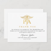 PAカドゥセウス卒業ありがとう ポストカード (正面/裏面)