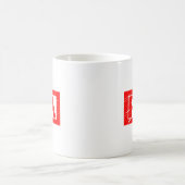 Paスタンプ コーヒーマグカップ (中央)