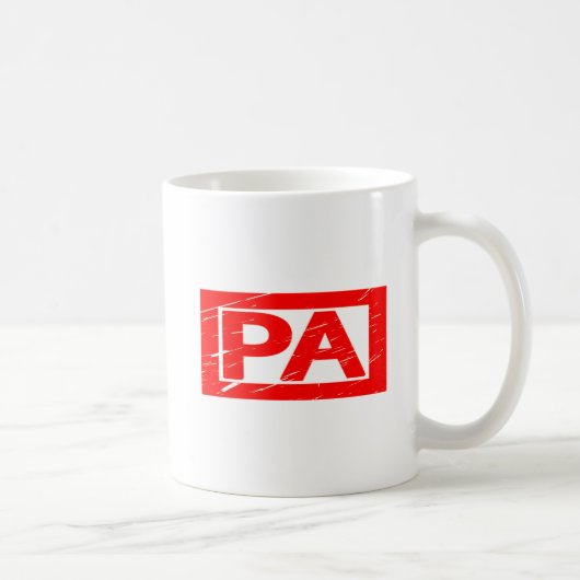Paスタンプ コーヒーマグカップ (右)