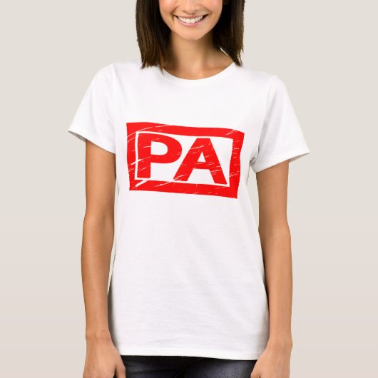 Paスタンプ Tシャツ (正面)