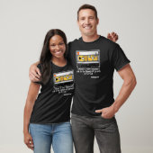 PAテープ-黒 Tシャツ (ユニセックス)