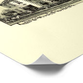 PAパノラママップ – フラクビル, 1889 ポスター (角)