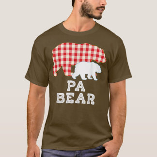 Paプレイド素晴らしベアダディードグランドパパパ誇りを持ったデイ Tシャツ