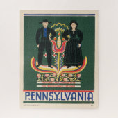 Paランカスター郡のヴィンテージ旅行ポスター ジグソーパズル (縦)