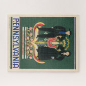 Paランカスター郡のヴィンテージ旅行ポスター ジグソーパズル (横)