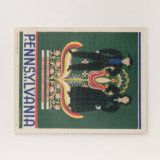 Paランカスター郡のヴィンテージ旅行ポスター ジグソーパズル (横)