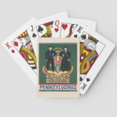 Paランカスター郡のヴィンテージ旅行ポスター トランプ (裏面)