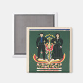 Paランカスター郡のヴィンテージ旅行ポスター マグネット (正面/裏面)