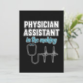 PA医学生の養成に関する医師アシスタント サンキューカード (スタンド正面)