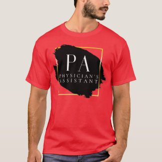 PA医師アシスタントバー1ミニマルユニークリストSq Tシャツ