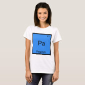 Pa - パガニーニ おもしろ 化学 元素記号 Tシャツ (正面フル)