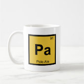 Pa - パレ・エルビール化学元素記号表 コーヒーマグカップ (左)
