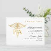 PA Caduceus Graduation Thank You サンキューカード (スタンド正面)