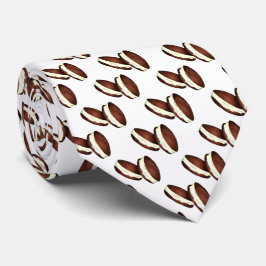 PA Dutch Chocolate Whoopie Pie Pies Foodie Tie ネクタイ