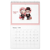 Pa & Ma (The Old People) Fun 2026 Calendar カレンダー (2月 2026)