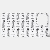 Paa Emoticon (ᐛ👐)パァジョキング加面地日本の) Case-Mate iPhoneケース (裏面 (横))
